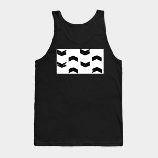 Black arrows on white Tank Top